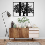 Baum des Lebens – Plane – Metall-Wandkunst, 3D