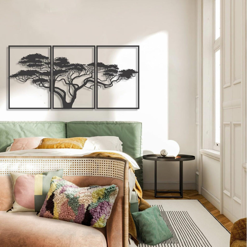 Baum des Lebens – African – Metall-Wandkunst, 3D