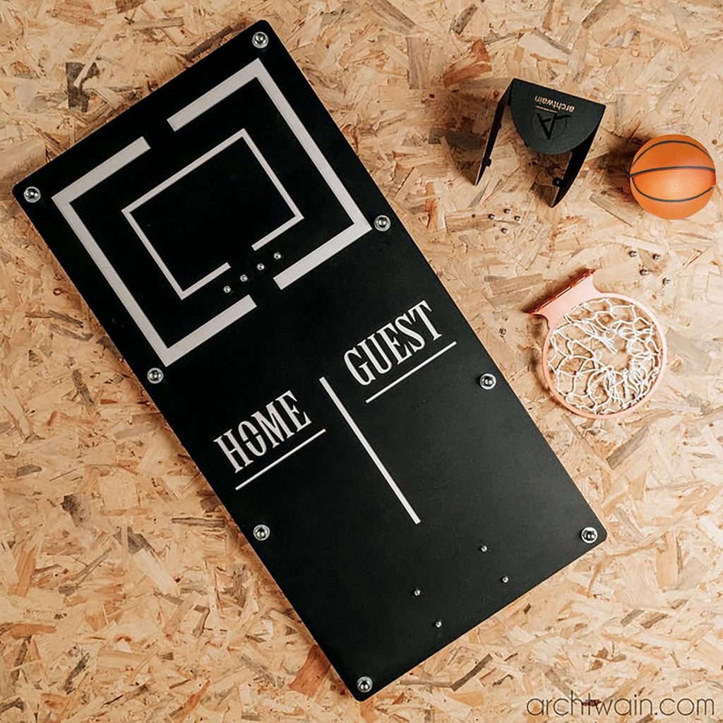 Basketballkorb Wandspiel aus Metall – Klassik, 100 × 50 cm
