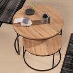Couchtisch-Set Holzoptik