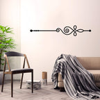 Schmetterling-Effekt – Metall-Wanddekoration 11,5 x 60 cm