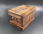 Walnut Treasure Secret Magic Box Handgefertigte einzigartige Schmuckschatulle mit verstecktem Schlüssel (klein)