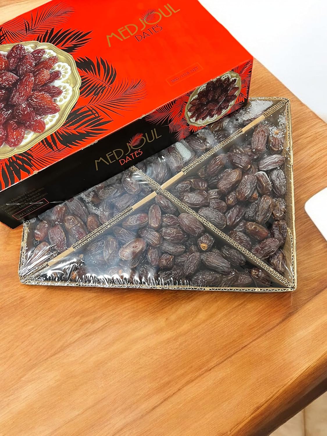 5 Kg Datteln Medjool Medjoul Datteln Kiste | VEGAN | fruchtiger, honigsüßer aromatischer Geschmack |