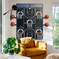 All-Star Basketballkorb XXL – Riesiges Wandspiel aus Metall, 4 Körbe