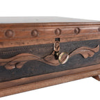 Walnut Treasure Secret Magic Box Handgefertigte einzigartige Schmuckschatulle mit verstecktem Schlüssel (klein)
