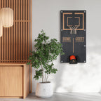 Basketballkorb Wandspiel aus Metall – Craft, 100 × 50 cm