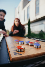 Praktisch zu spielen Spiel Wandspiel (schwarz) (Shuffleboard Schwarz)