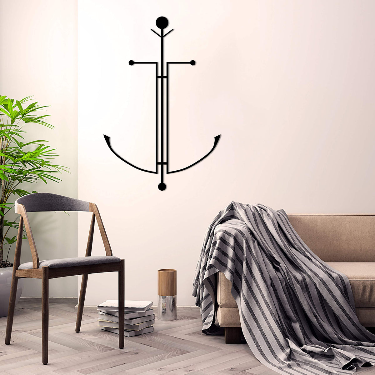 Pfeil Design – Metall-Wanddekoration 100 x 42 cm