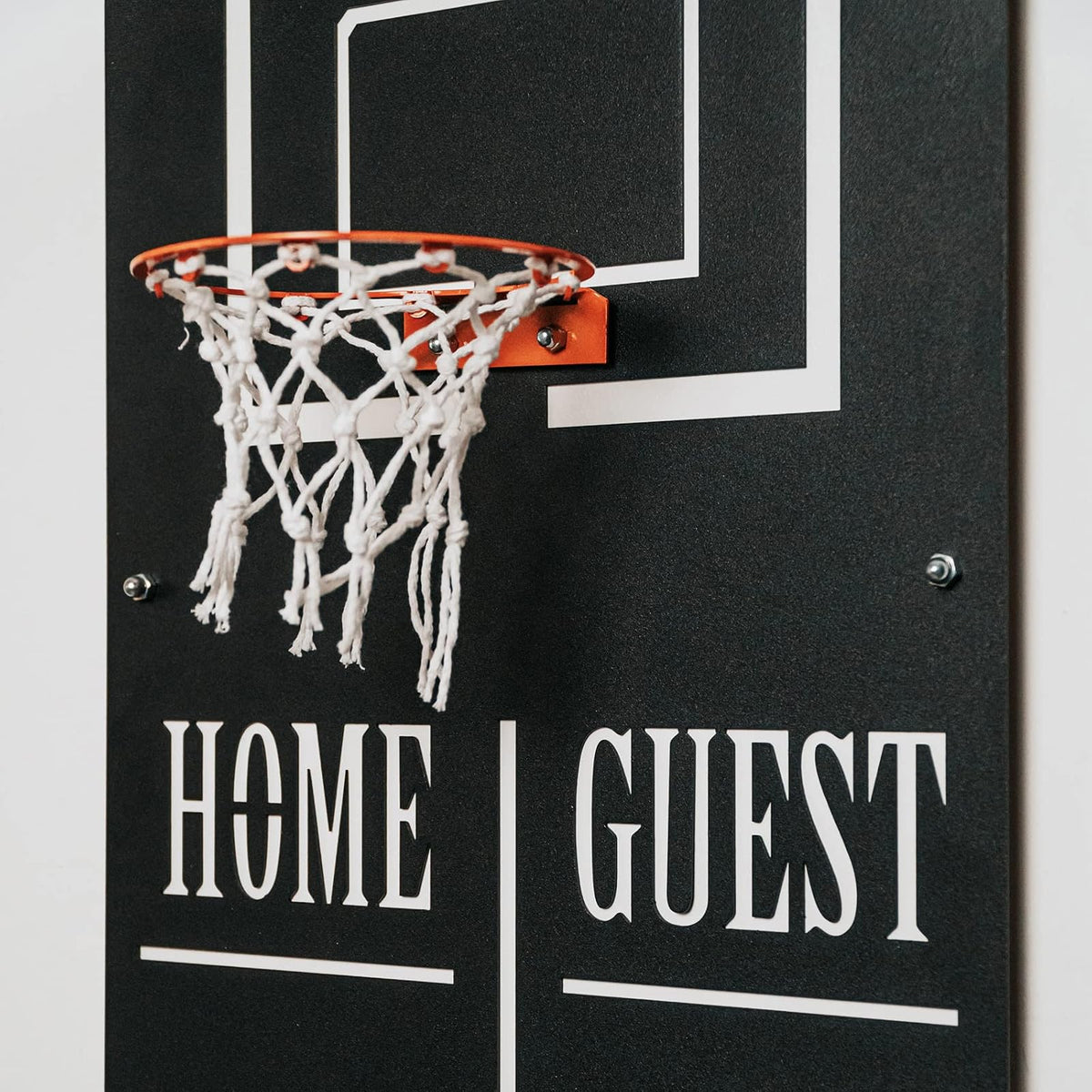 Basketballkorb Wandspiel aus Metall – Klassik, 70 × 30 cm