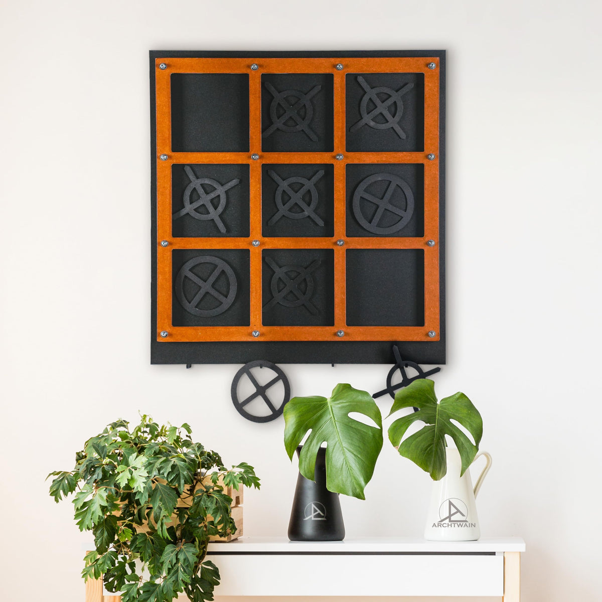 Wandspiele, einzigartige Wanddekoration, außergewöhnliches Geschenk, Wanddekoration, Wandkunst, Wandspielbrett, Bürowandkunst, Einweihungsgeschenk (XOX)