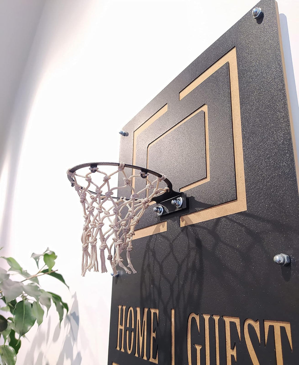 Basketballkorb Wandspiel aus Metall – Craft, 70 × 30 cm