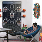All-Star Basketballkorb XXL – Riesiges Wandspiel aus Metall, 4 Körbe