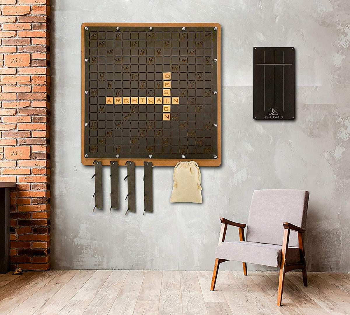 Tubibu Scrabble Wandspiel XL 100 x 105 cm