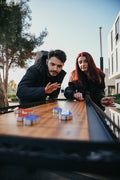 Praktisch zu spielen Spiel Wandspiel (schwarz) (Shuffleboard Schwarz)