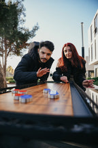 Praktisch zu spielen Spiel Wandspiel (schwarz) (Shuffleboard Schwarz)