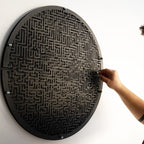 TUBİBU Einzigartige Wanddekoration, praktisch zum Spielen, außergewöhnliches Geschenk, Wanddekoration, Wandkunst (Labyrinth)
