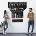 Connect Ball – Basketball trifft Vier gewinnt, XXL-Wandspiel, 110 × 130 cm