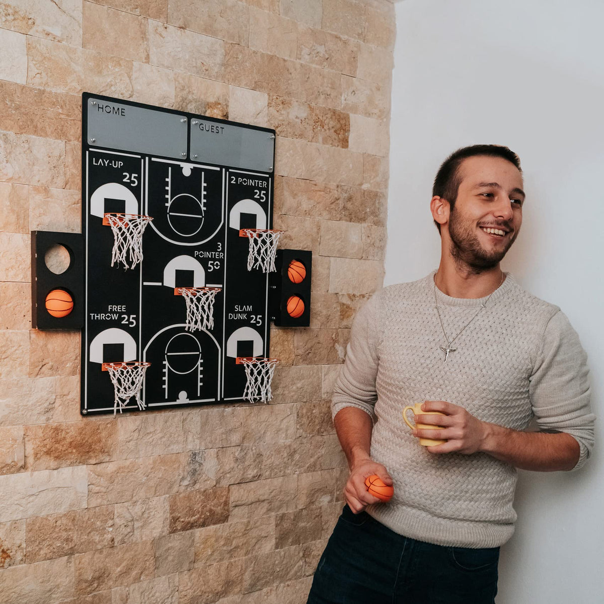 Praktisch zu spielen Spiel Wand Spiel (schwarz) (Allstar)