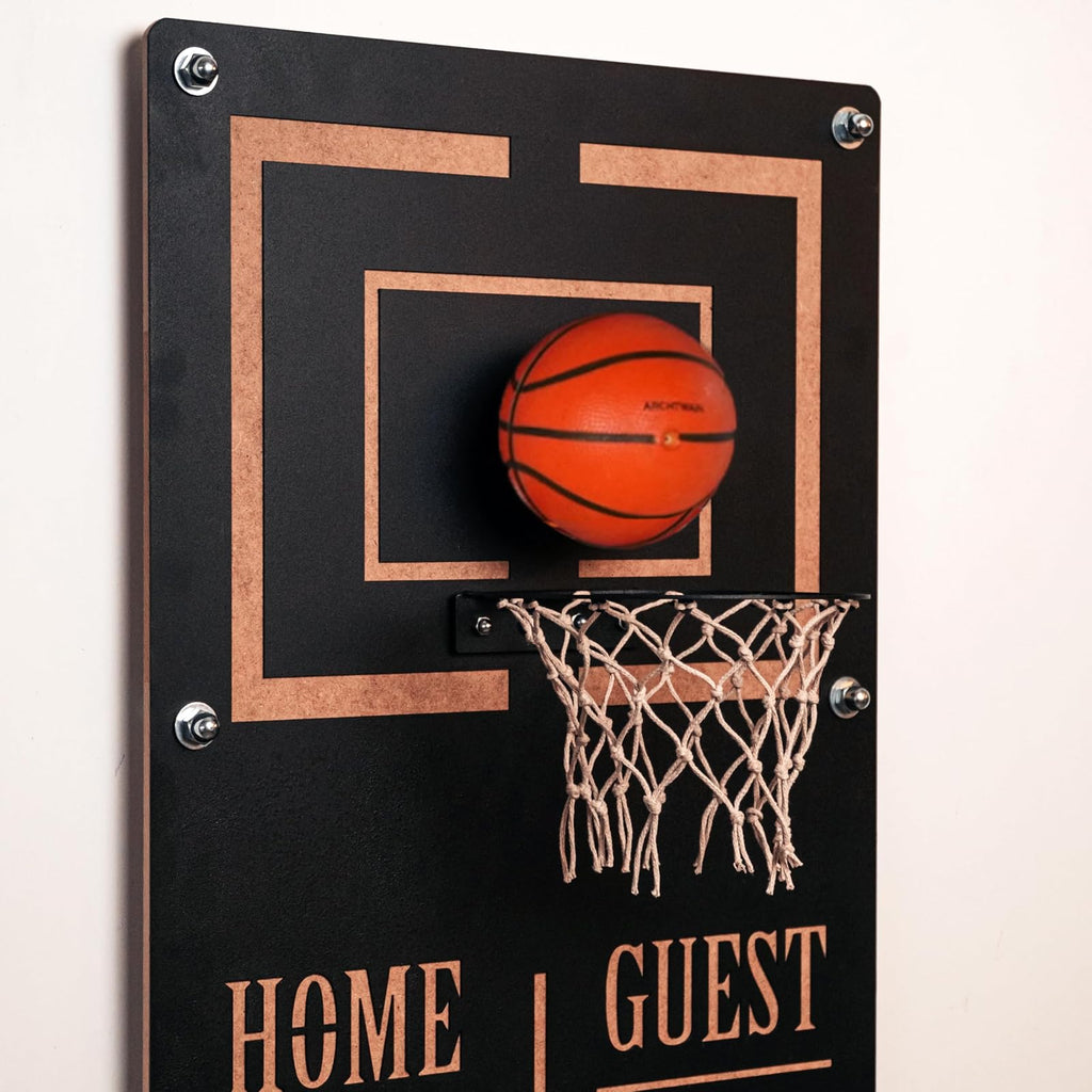 Basketballkorb Wandspiel aus Metall – Craft, 100 × 50 cm