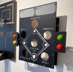 TUBİBU Einzigartige Wanddekoration, Nachrichtentafel, praktisch zum Spielen, außergewöhnliches Geschenk, Wanddekoration, Wandkunst (Baseball)