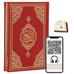 Koran auf Arabisch mit burgunderrotem Termo-Ledereinband und Goldschnitt