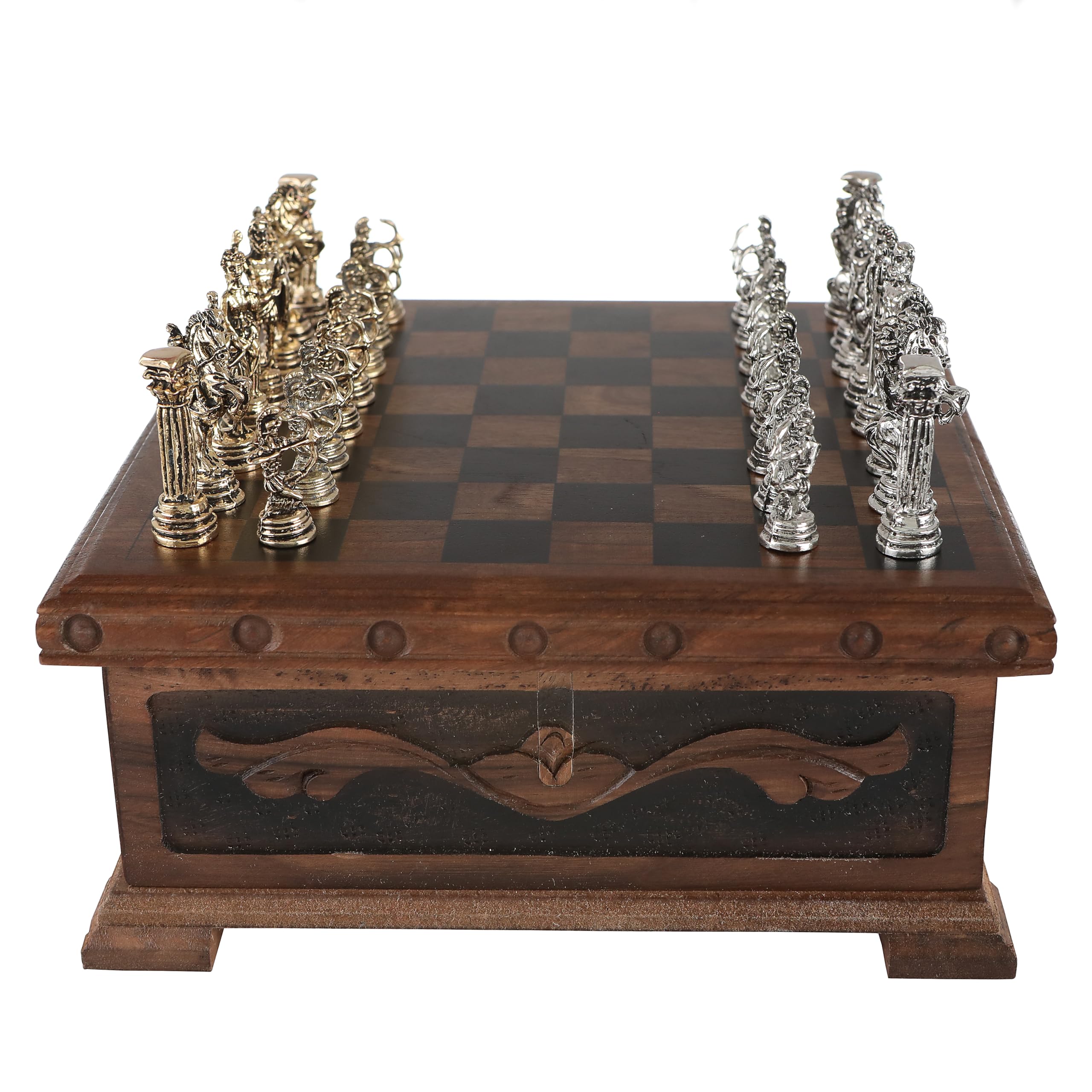Walnut Treasure Secret Magic Box Handgefertigte einzigartige Schmuckschatulle mit verstecktem Schlüssel (klein)