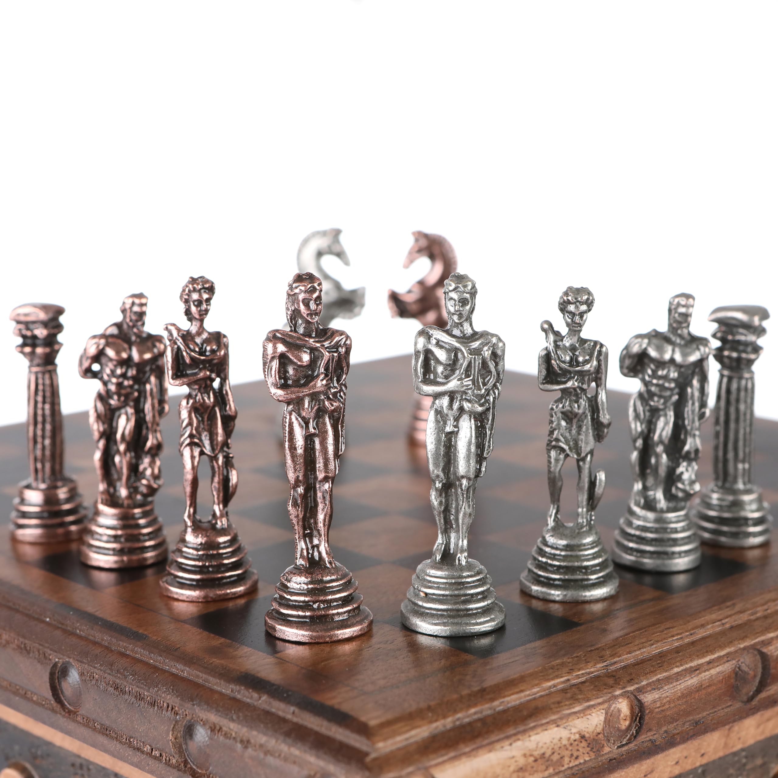 Walnut Treasure Secret Magic Box Handgefertigte einzigartige Schmuckschatulle mit verstecktem Schlüssel (klein)