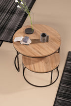 Couchtisch-Set Holzoptik