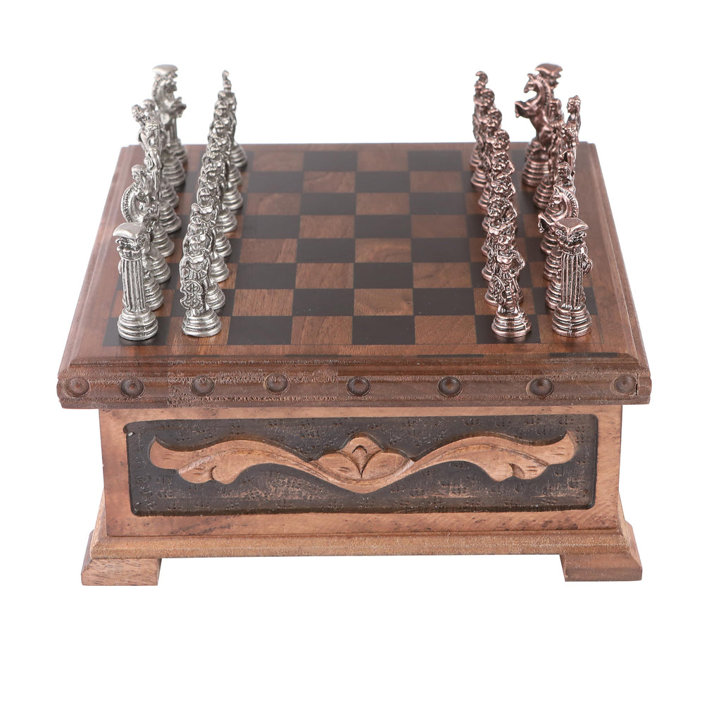 Walnut Treasure Secret Magic Box Handgefertigte einzigartige Schmuckschatulle mit verstecktem Schlüssel (klein)