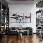 Baum des Lebens – African – Metall-Wandkunst, 3D