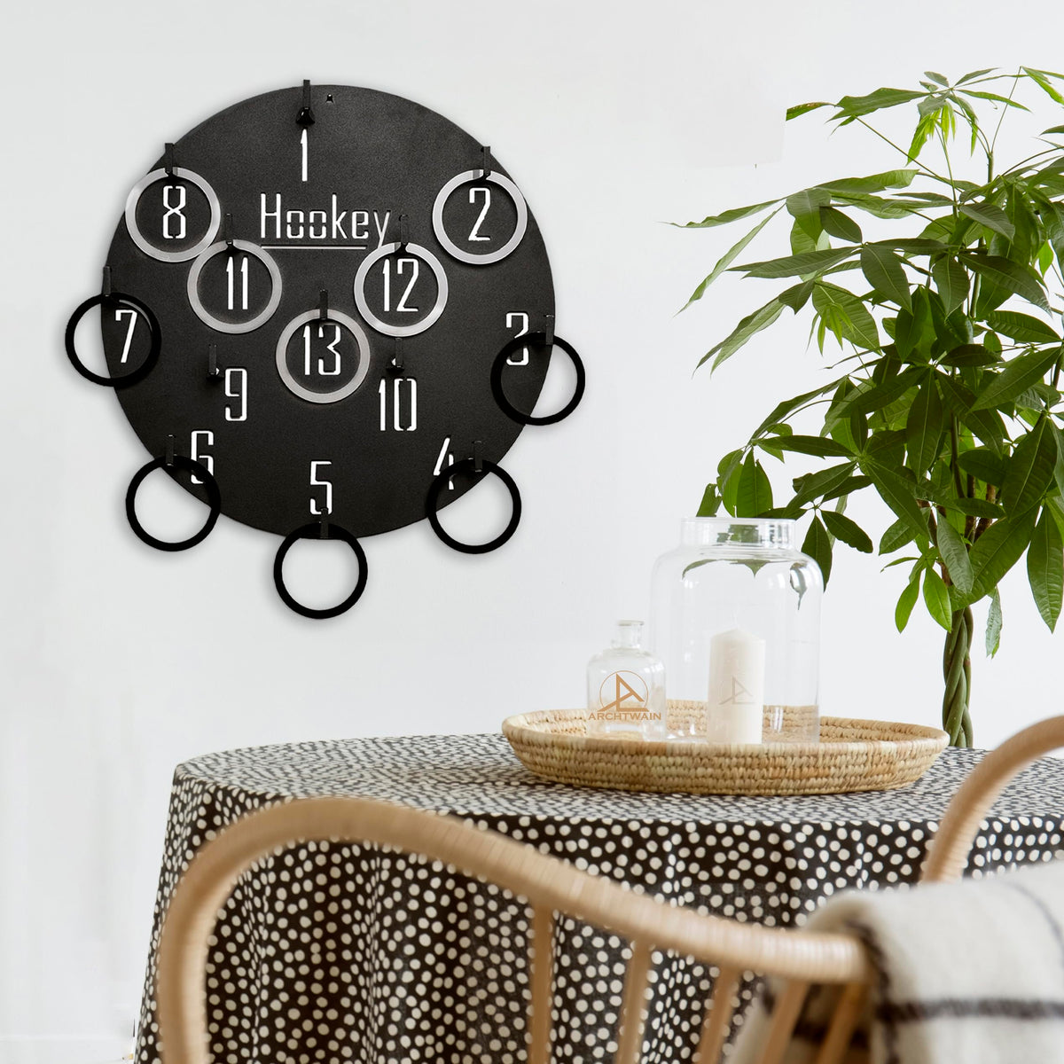 Archtwain Wandspiel (Karte) - Wanddekoration - Wandhängendes Dekor - Wohnzimmer – ion, außergewöhnliches Geschenk, Wanddekoration, Wandkunst, Wandspielbrett, Bürowandkunst, Einweihungsgeschenk (Connect)