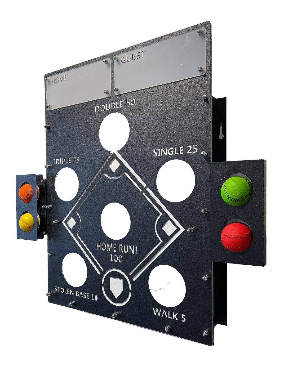 TUBİBU Einzigartige Wanddekoration, Nachrichtentafel, praktisch zum Spielen, außergewöhnliches Geschenk, Wanddekoration, Wandkunst (Baseball)