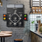 TUBİBU Einzigartige Wanddekoration, Nachrichtentafel, praktisch zum Spielen, außergewöhnliches Geschenk, Wanddekoration, Wandkunst (Baseball)