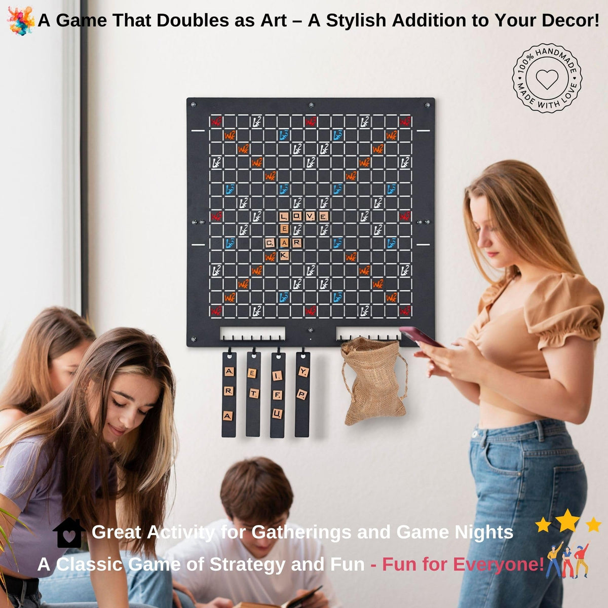 TUBİBU Wandspiele von TUBIBU. Scrabble Metal