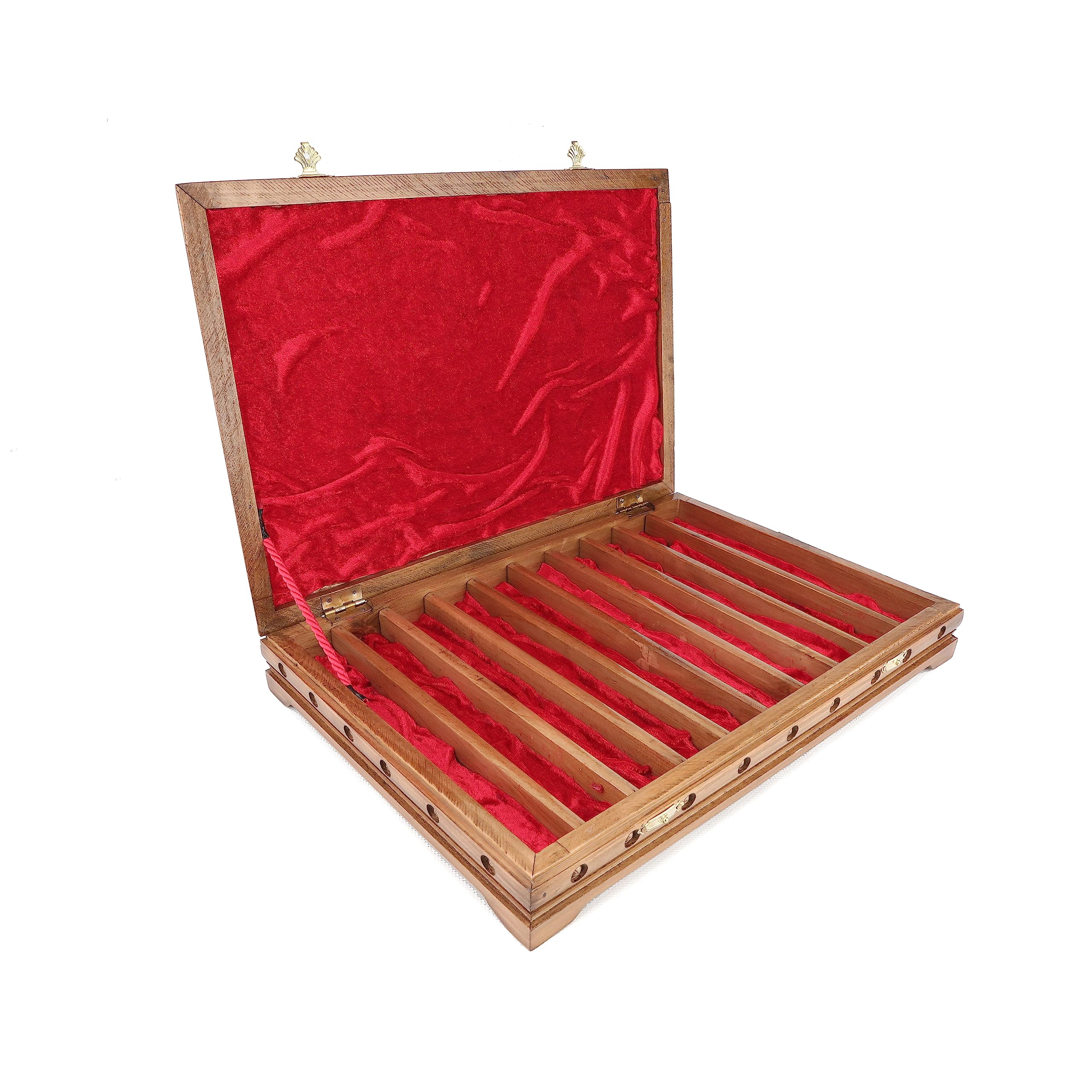 Walnut Treasure Secret Magic Box Handgefertigte einzigartige Schmuckschatulle mit verstecktem Schlüssel (klein)