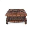 Walnuss Treasure Secret Magic Box handgefertigte einzigartige Schmuckschatulle mit verstecktem Knopf, Größe XXL