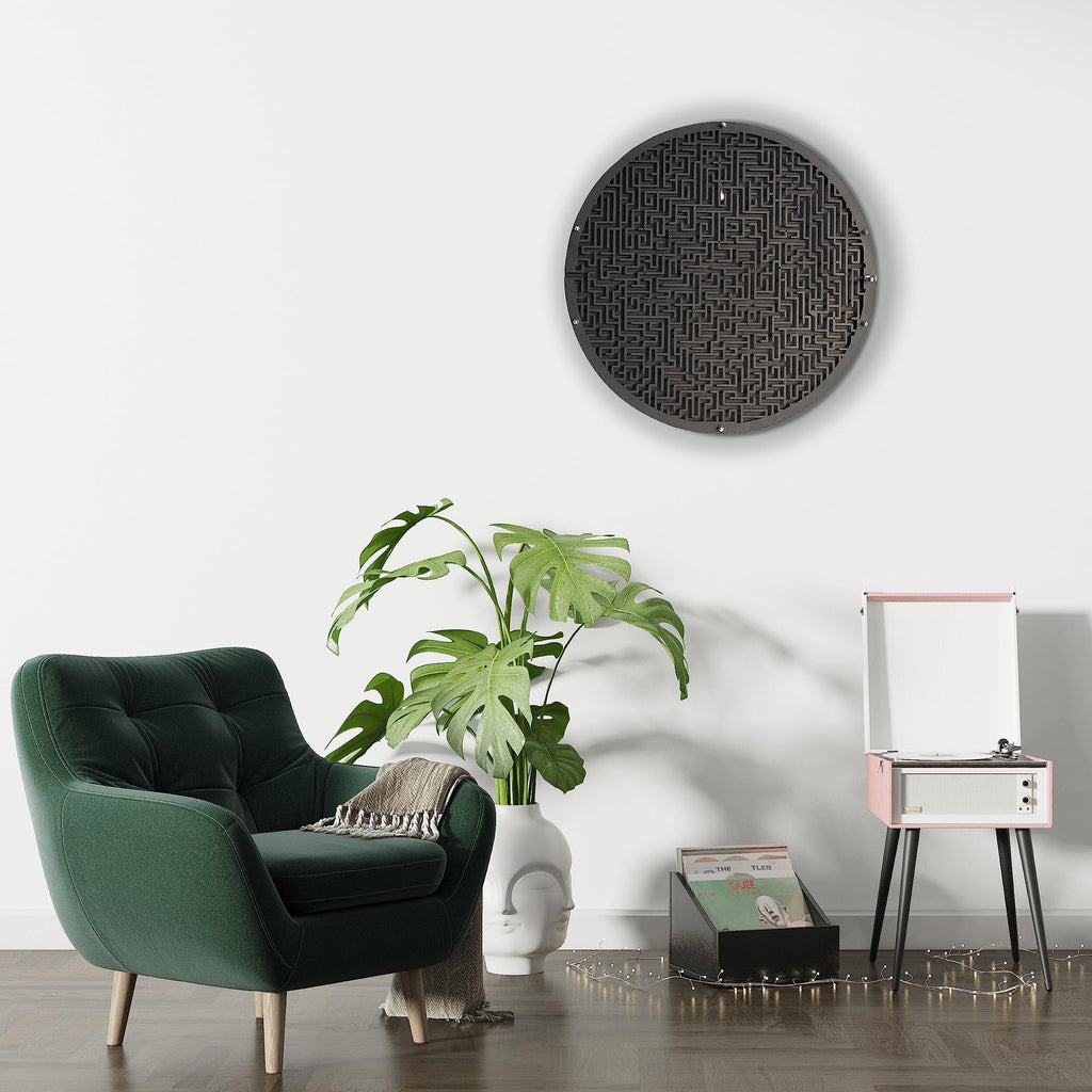 Labyrinth Wandspiel, Labyrinth Board für Wand, Interior Game Boards, Metall Wall Games, Wand Mounted Game Board, Metall Wall Art, Home Game Room Item, Wohnzimmer Wandbehang