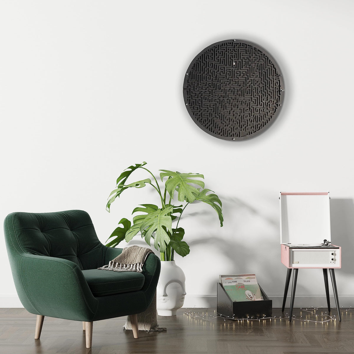 Labyrinth Wandspiel, Labyrinth Board für Wand, Interior Game Boards, Metall Wall Games, Wand Mounted Game Board, Metall Wall Art, Home Game Room Item, Wohnzimmer Wandbehang