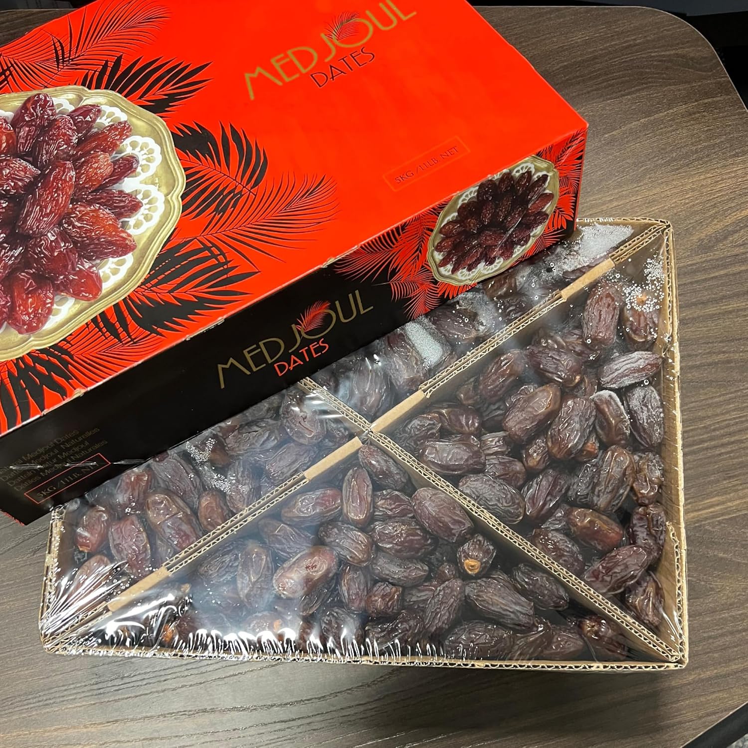 5 Kg Datteln Medjool Medjoul Datteln Kiste | VEGAN | fruchtiger, honigsüßer aromatischer Geschmack |