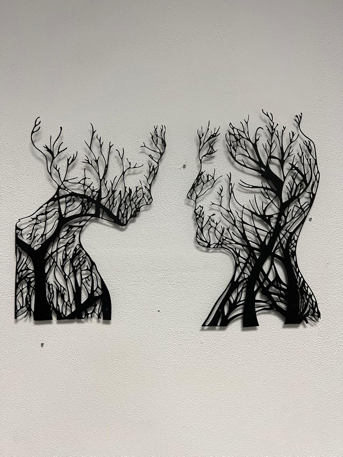 Baum des Lebens – Human – Metall-Wandkunst, 3D