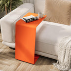 C-Design Beistelltisch aus Metall – Orange, 60 cm