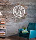 Ride Design – Metall-Wanddekoration 100 x 75 cm, Weiß