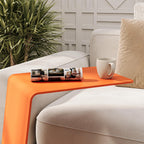 C-Design Beistelltisch aus Metall – Orange, 60 cm