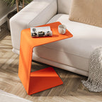 C-Design Beistelltisch aus Metall – Orange, 60 cm